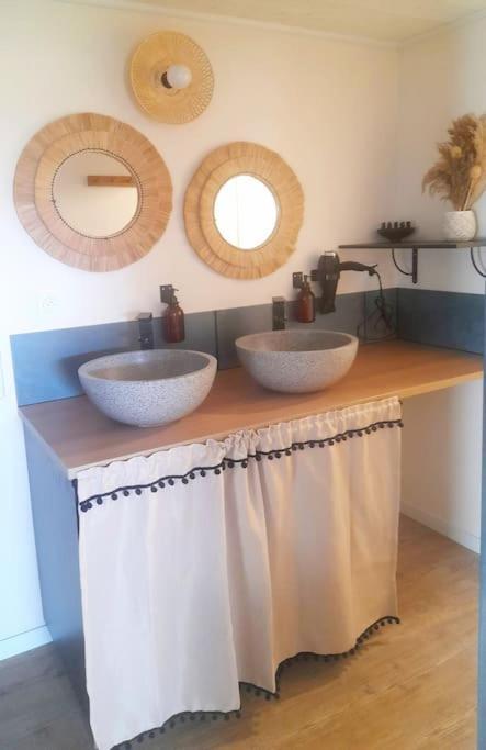 Maison 4Pers Avec Jacuzzi Privatif Couvert Proche Ocean Brem-Sur-Mer Zewnętrze zdjęcie