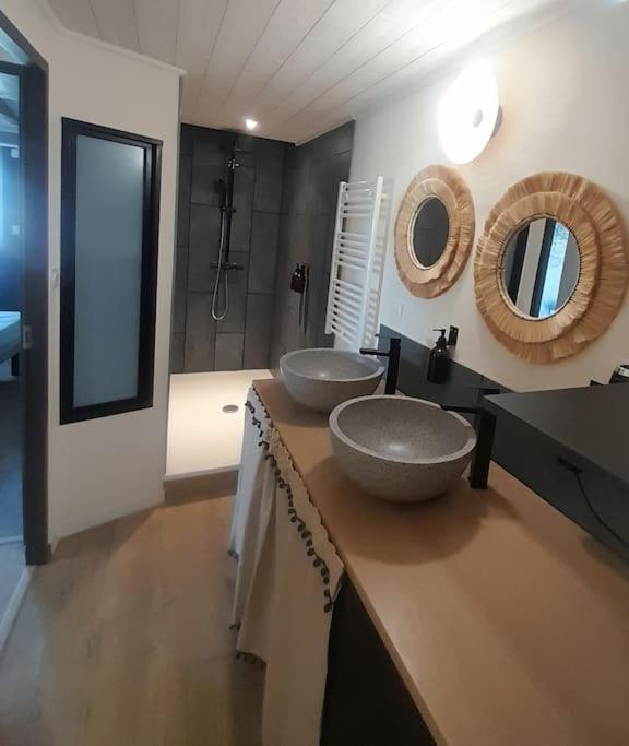Maison 4Pers Avec Jacuzzi Privatif Couvert Proche Ocean Brem-Sur-Mer Zewnętrze zdjęcie
